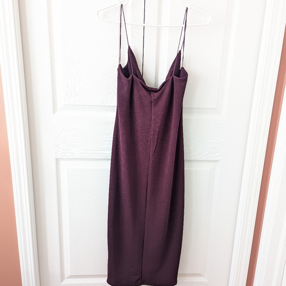 NWT Fashion Nova Cowl Neck Midi Dress - Picture 6 of 8